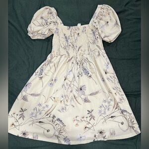 H&M Floral Cream Dress